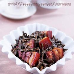 干豇豆红烧肉的做法[图]