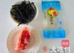 干豆角炖粉条五花肉的做法图解1
