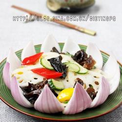 荷塘素炒的做法[图]