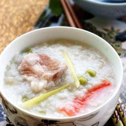 排骨蟹棒粥的做法[图]