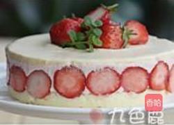 草莓芒果慕斯蛋糕的做法图解6