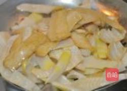 马兰春笋炒豆干的做法图解5