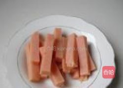 豆皮苦菊卷的做法图解3