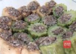 客家酿苦瓜酿豆腐的做法图解4