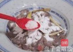 猪肝配菠菜的做法图解4