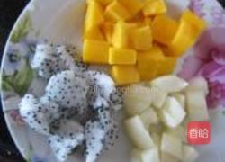 牛奶水果西米露的做法图解3