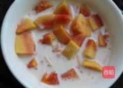 木瓜牛奶糖水的做法图解2