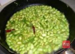 青椒炒毛豆的做法图解7