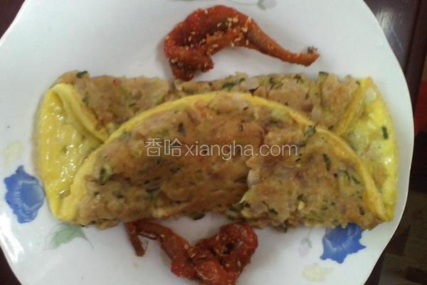 少油菜蛋饼