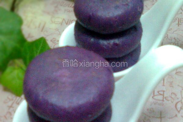紫薯燕麦小饼