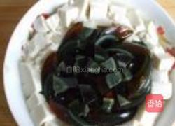 榨菜皮蛋拌豆腐的做法图解5