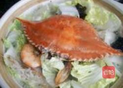 海蟹蔬菜煲的做法图解6