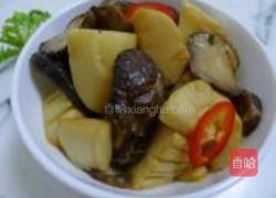 香菇炒冬笋的做法图解8