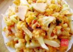 西红柿烧菜花的做法图解7