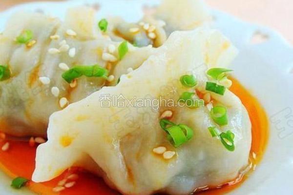 香菇青菜大肉饺子