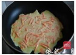胡萝卜鸡蛋饼的做法图解8