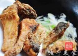 烩炸鱼块的做法图解4