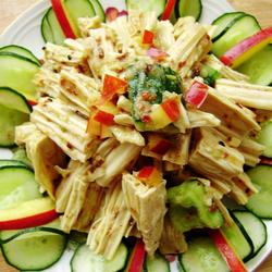 黄瓜拌腐竹的做法[图]