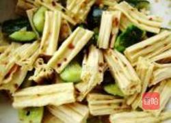 黄瓜拌腐竹的做法图解5