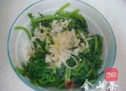 麻油茼蒿的做法图解3