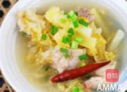 酸菜白肉熬土豆的做法图解7