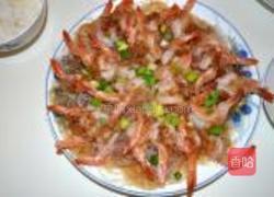 蒜蓉粉丝蒸虾的做法图解6