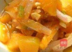 洋葱炒南瓜的做法图解6