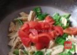 番茄炒腐竹的做法图解8