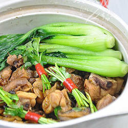 豉香鸡肉煲仔饭的做法[图]