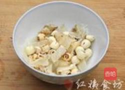 百合莲子豆浆的做法图解2