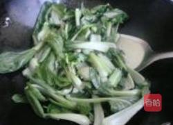 蒜香味青菜的做法图解4