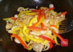 彩椒洋葱炒肉片的做法图解5