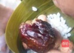 蜜枣花生粽的做法图解7