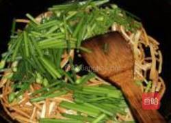 韭苔炒豆腐丝的做法图解4