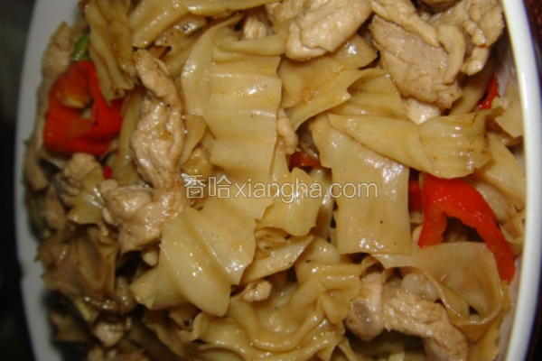 蛋白肉炒肉丝