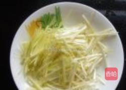 韭黄肉酱拌肠粉的做法图解2
