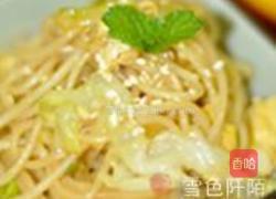 炒米线的做法图解5