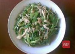 水芹菜炒千张的做法图解4
