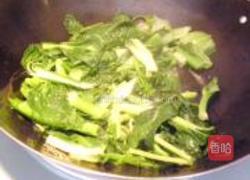 炒上海青菜心的做法图解2
