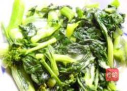 炒上海青菜心的做法图解3