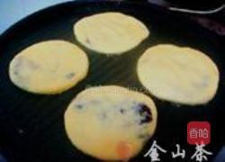 玉米发面豆沙饼的做法图解4