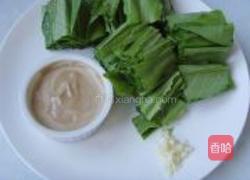 芝麻酱油麦菜的做法图解3
