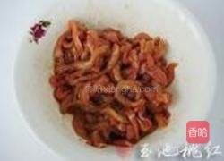 青椒炒肉丝的做法图解2