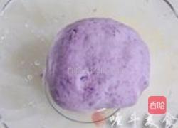 奶香紫薯小麻球的做法图解4
