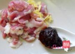 山笋烧肉片的做法图解3