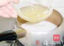 百合椰奶布丁的做法图解4