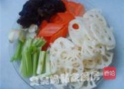 荷塘小炒的做法图解2