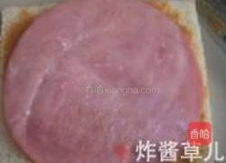 香蕉火腿三明治的做法图解4