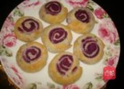紫薯年轮饼的做法图解7