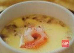 虾仁蟹肉茶碗蒸的做法图解5
